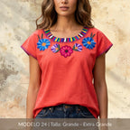 Blusa Marimba Ocosingo- Bordado a mano