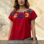 Blusa Marimba Ocosingo- Bordado a mano