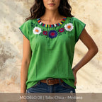 Blusa Marimba Ocosingo- Bordado a mano