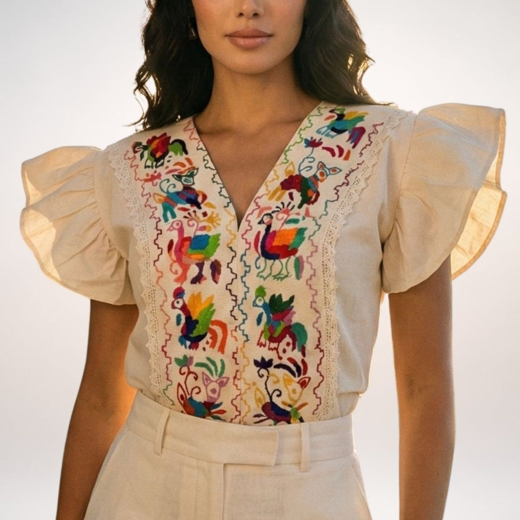 Blusa Origen | Bordado a mano