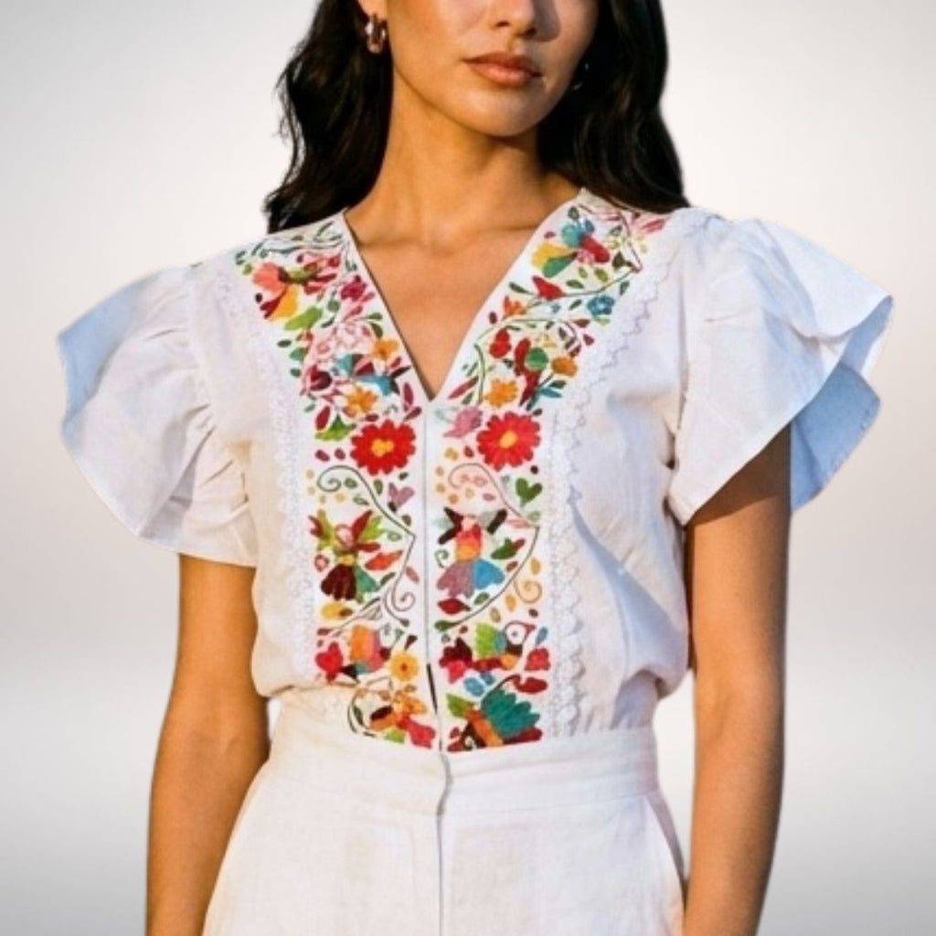 Blusa Origen | Bordado a mano