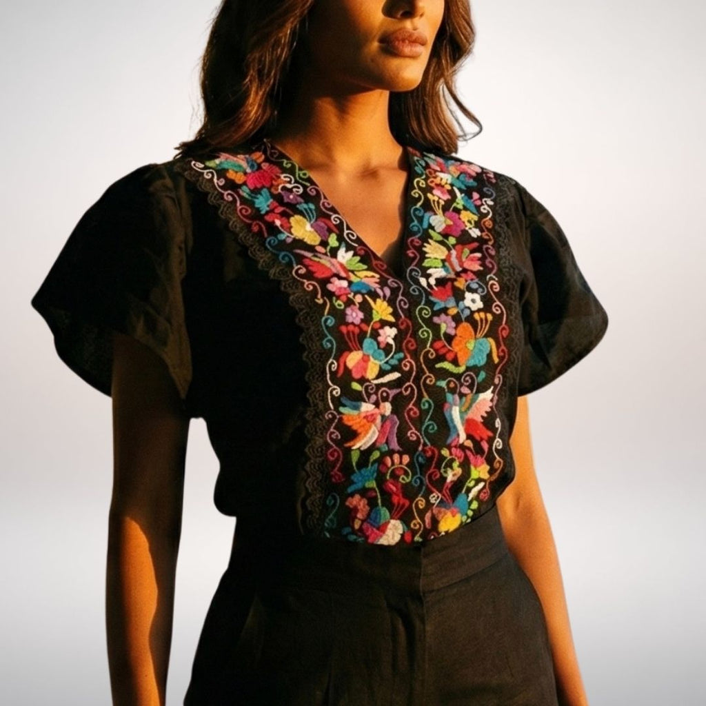 Blusa Origen | Bordado a mano