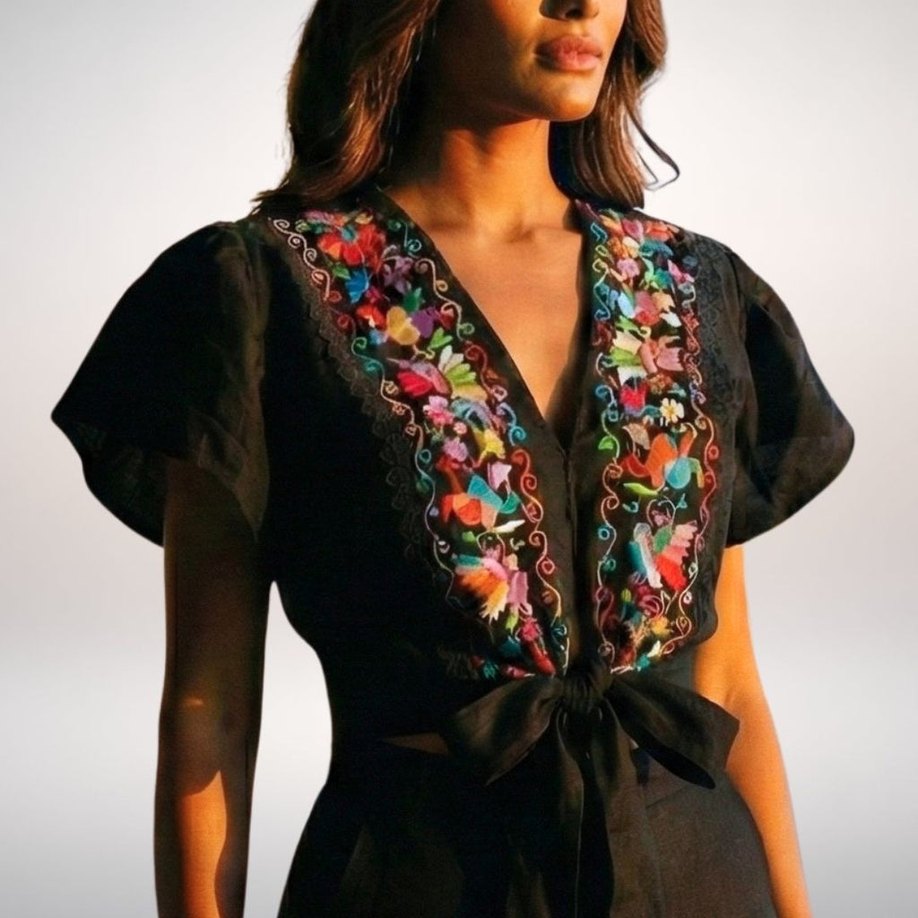 Blusa Origen | Bordado a mano