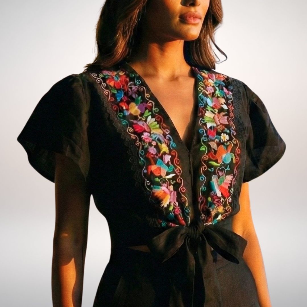 Blusa Origen | Bordado a mano