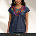 Blusa Chamula Denim