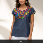 Blusa Chamula Denim