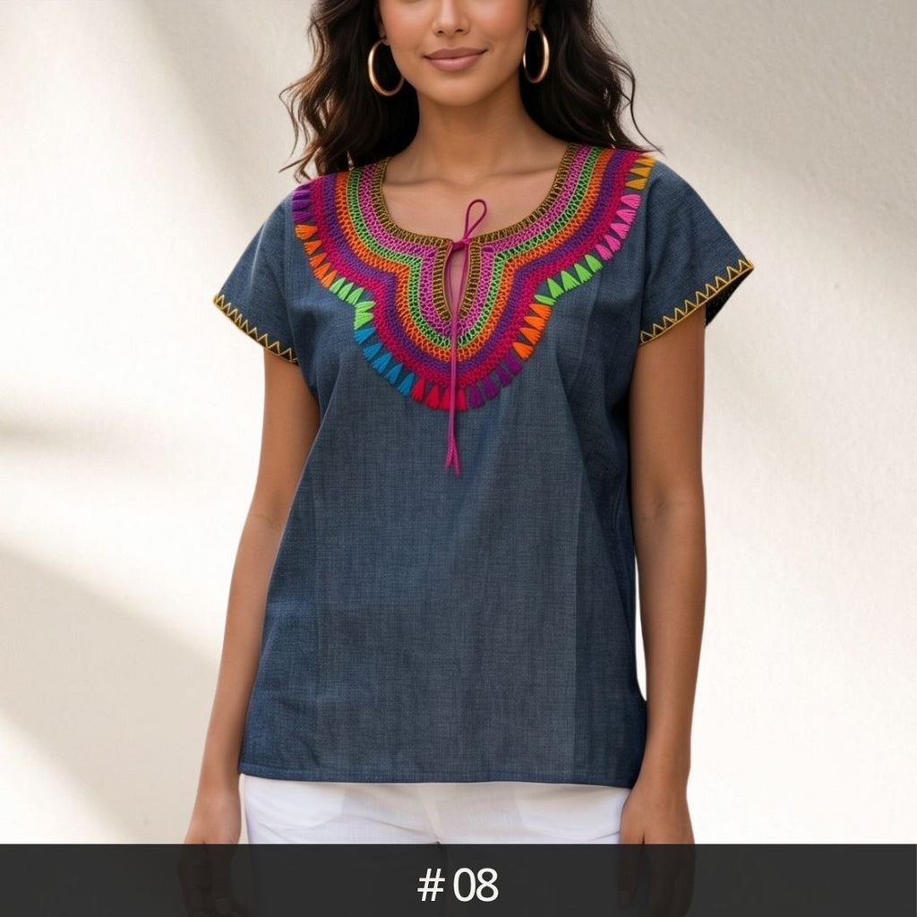 Blusa Chamula Denim