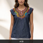Blusa Chamula Denim