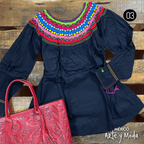 Bluson ArcoIris - MÉXICO ARTE Y MODA - Blusón Artesanal