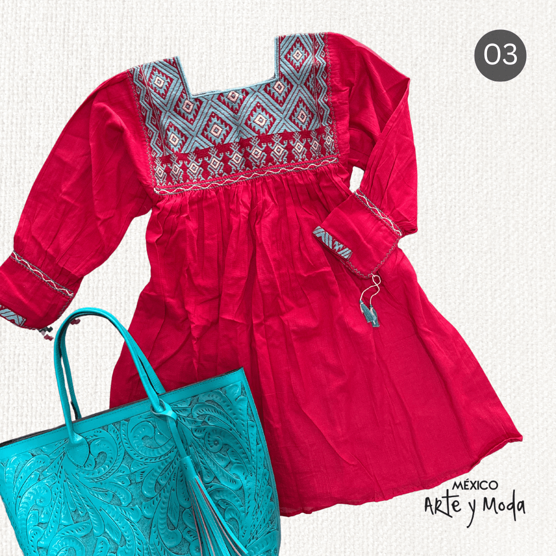 Bluson San Andres - MÉXICO ARTE Y MODA - Blusón Artesanal