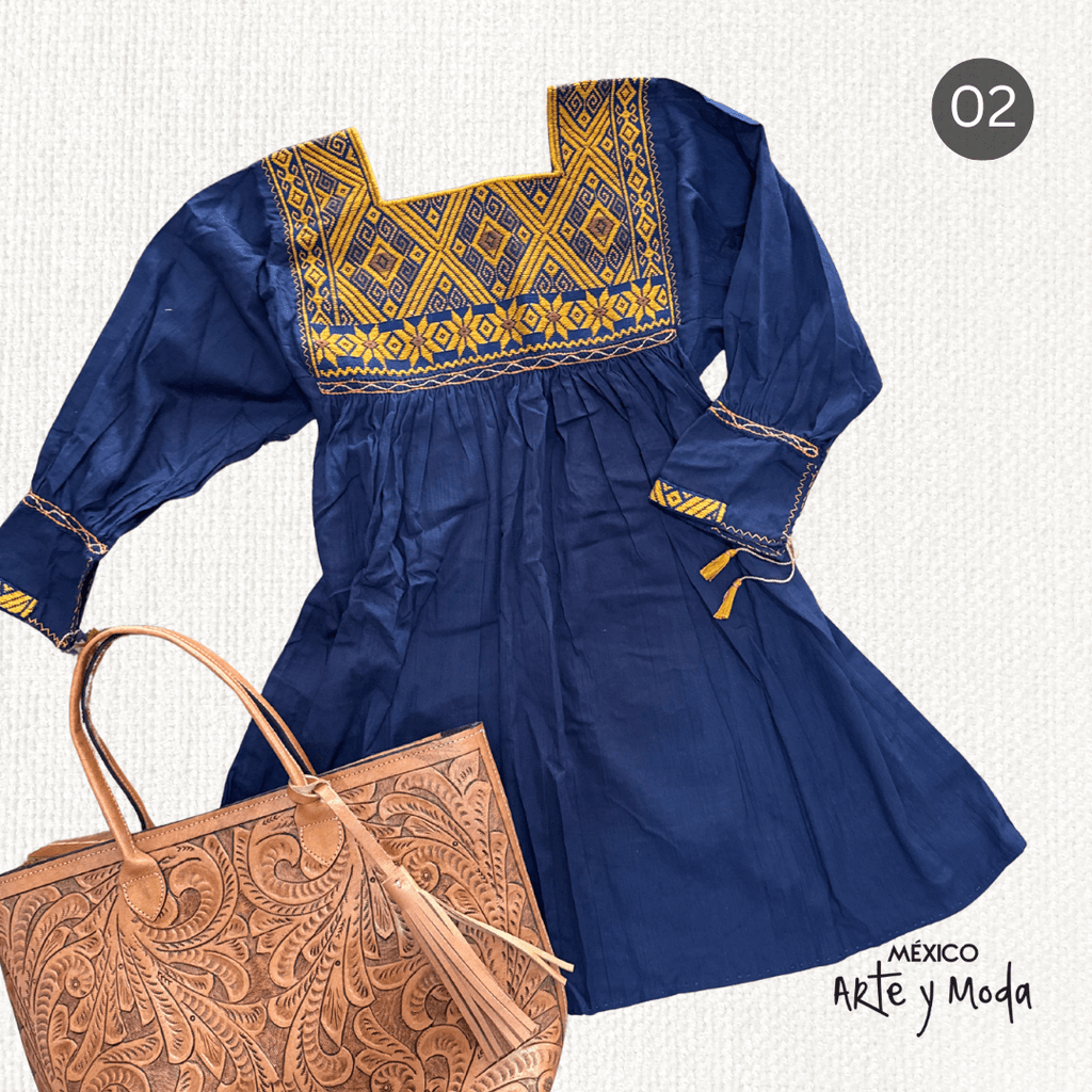 Bluson San Andres - MÉXICO ARTE Y MODA - Blusón Artesanal