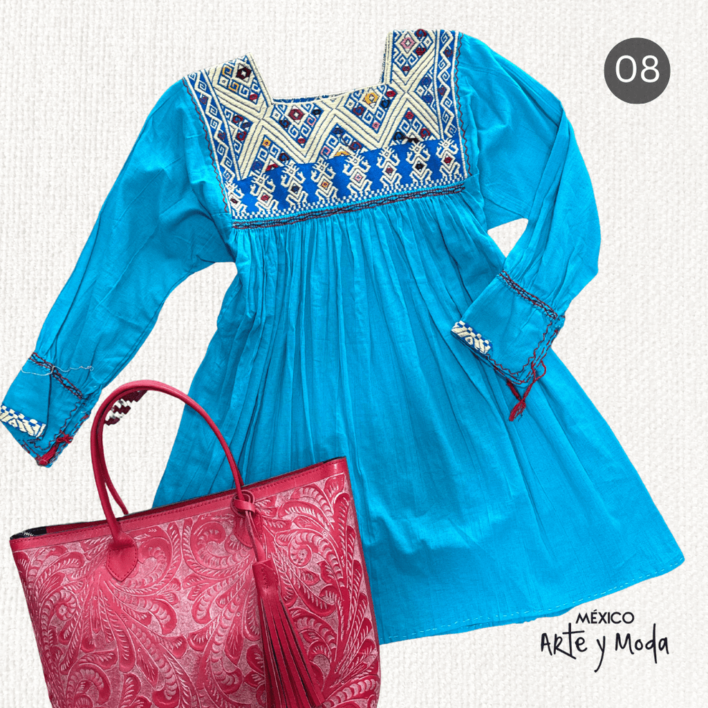 Bluson San Andres - MÉXICO ARTE Y MODA - Blusón Artesanal