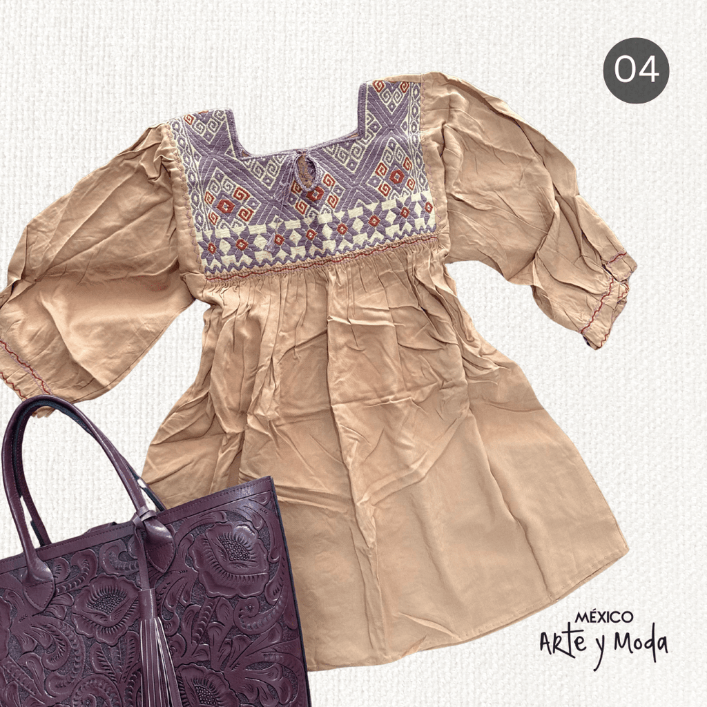 Bluson San Andres Contempo - MÉXICO ARTE Y MODA - Blusa Bordada