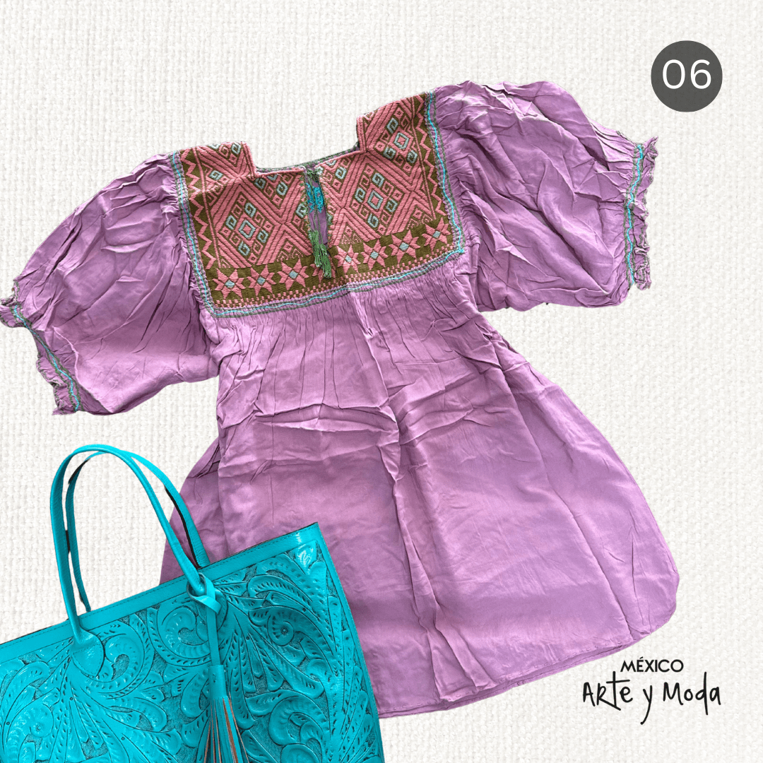 Bluson San Andres Contempo - MÉXICO ARTE Y MODA - Blusa Bordada