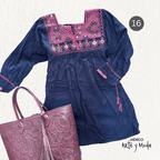 Bluson San Andres Rayon - MÉXICO ARTE Y MODA - Blusón Artesanal