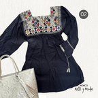 Bluson San Andres Rayon - MÉXICO ARTE Y MODA - Blusón Artesanal