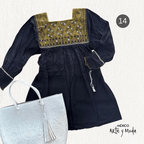 Bluson San Andres Rayon - MÉXICO ARTE Y MODA - Blusón Artesanal