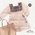 Bluson San Andres Rayon - MÉXICO ARTE Y MODA - Blusón Artesanal