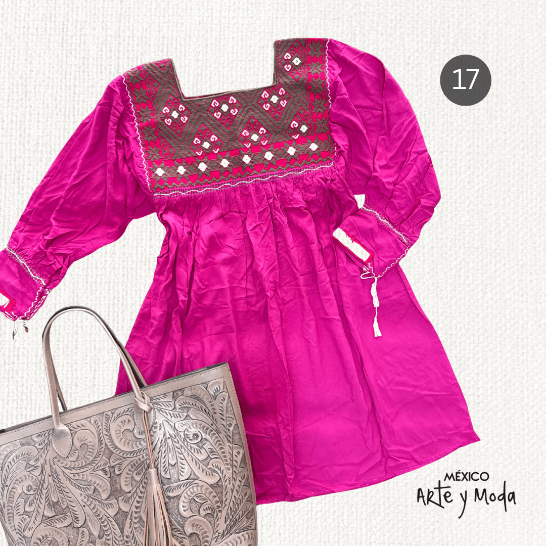 Bluson San Andres Rayon - MÉXICO ARTE Y MODA - Blusón Artesanal