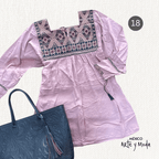 Bluson San Andres Rayon - MÉXICO ARTE Y MODA - Blusón Artesanal