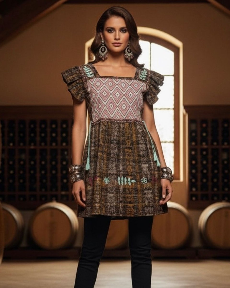 Bluson Talisman | Telar Guate - MÉXICO ARTE Y MODA - Blusón Artesanal