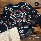 Capa de Punto - MÉXICO ARTE Y MODA - Capa Bordada