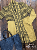 Cardigan Flecos Largo - MÉXICO ARTE Y MODA - Sudaderas y Suéteres