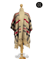 Cardigan Tartan - MÉXICO ARTE Y MODA - Capa Bordada