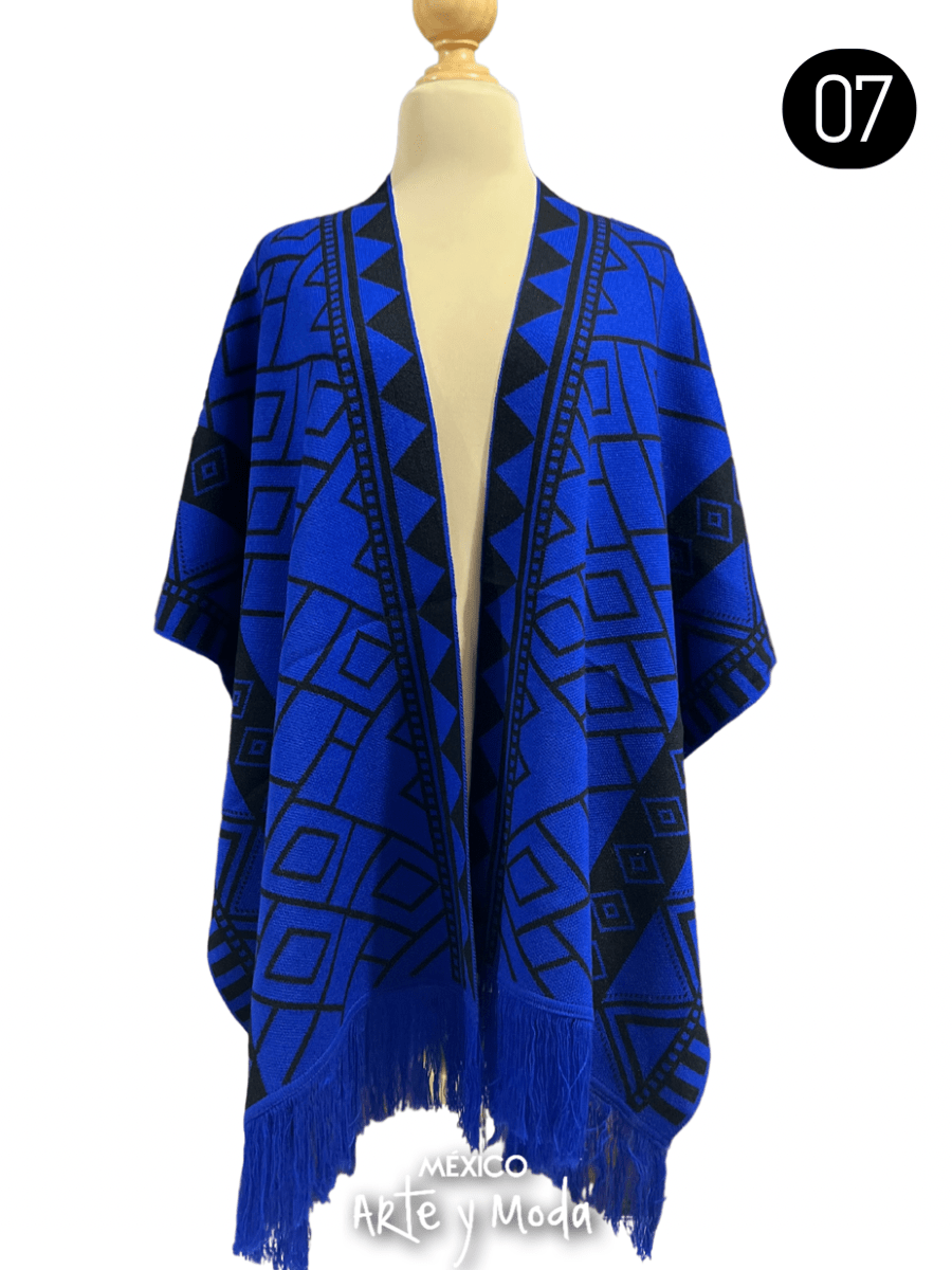 Cardigan Tribal - MÉXICO ARTE Y MODA - Capa Bordada
