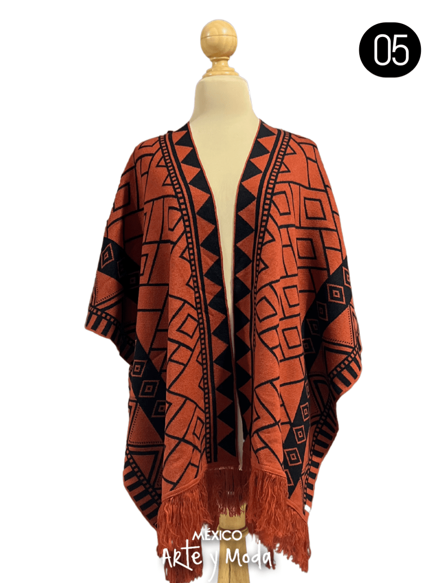 Cardigan Tribal - MÉXICO ARTE Y MODA - Capa Bordada