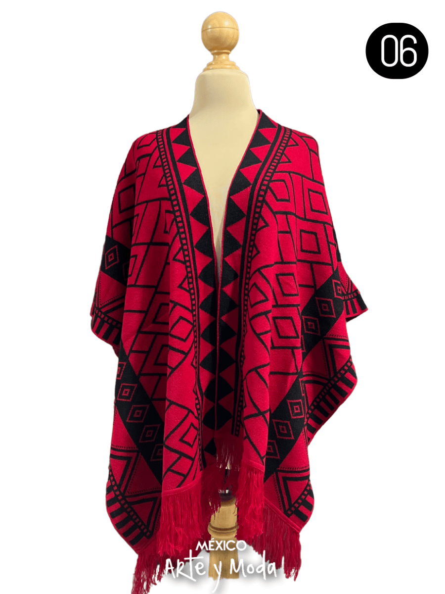 Cardigan Tribal - MÉXICO ARTE Y MODA - Capa Bordada