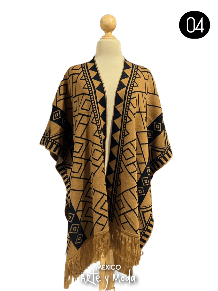 Cardigan Tribal - MÉXICO ARTE Y MODA - Capa Bordada