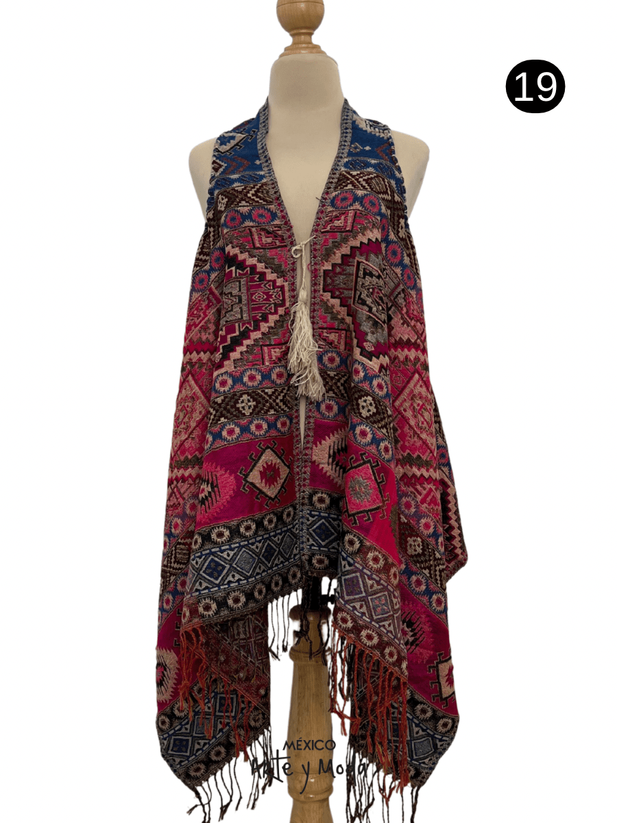 Chaleco Grecas - MÉXICO ARTE Y MODA - Chaleco