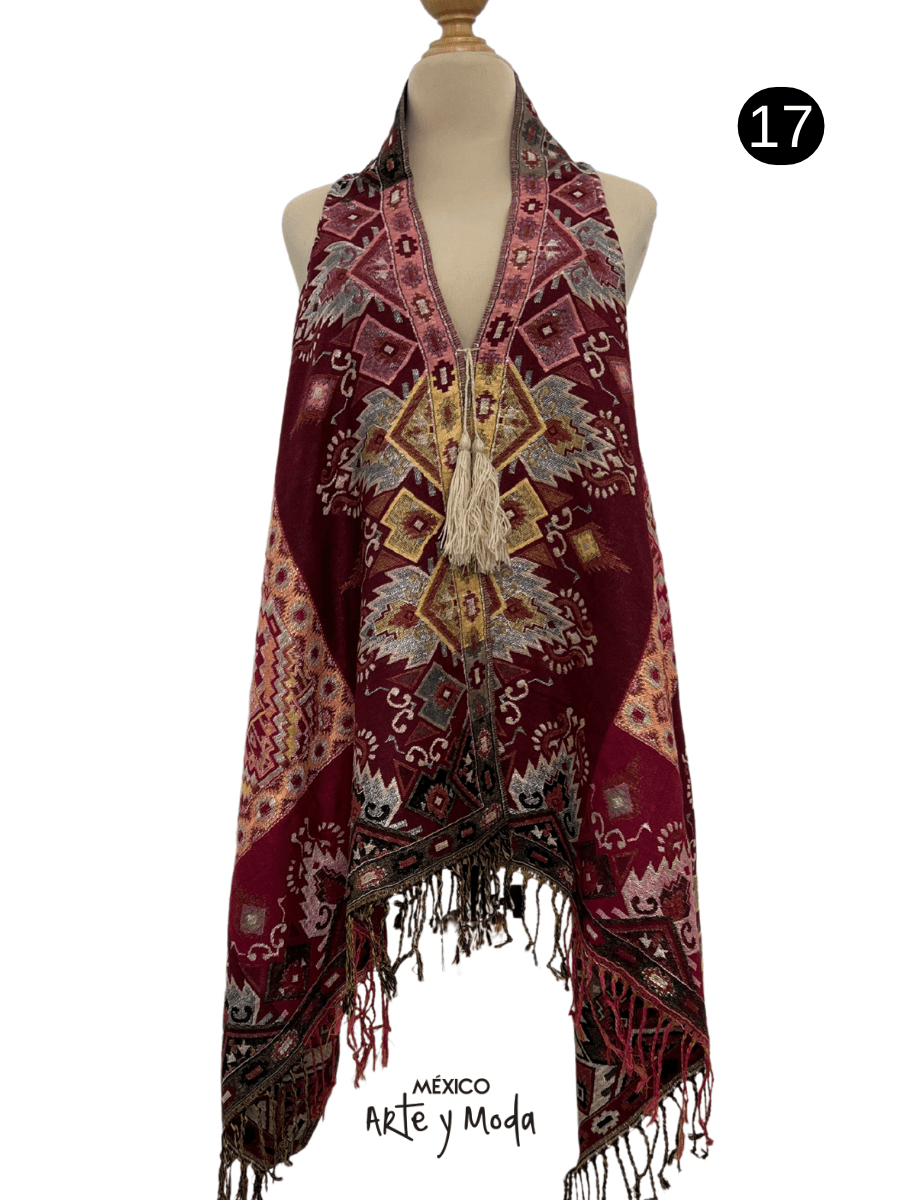 Chaleco Grecas - MÉXICO ARTE Y MODA - Chaleco