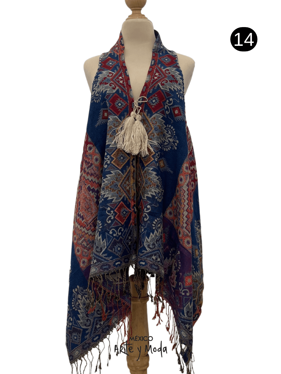 Chaleco Grecas - MÉXICO ARTE Y MODA - Chaleco