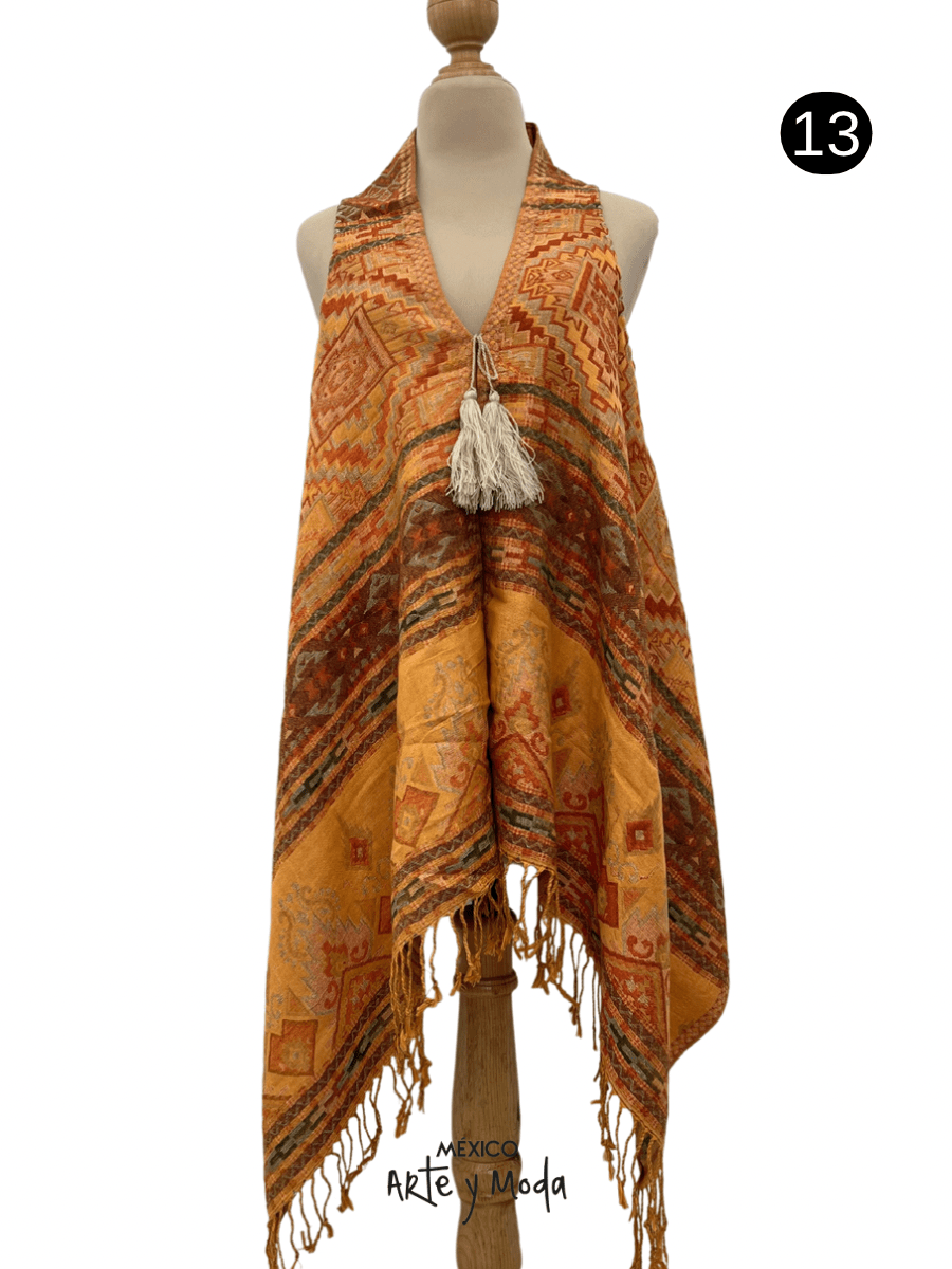 Chaleco Grecas - MÉXICO ARTE Y MODA - Chaleco