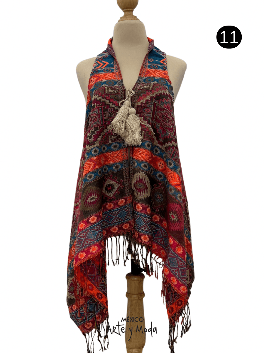 Chaleco Grecas - MÉXICO ARTE Y MODA - Chaleco