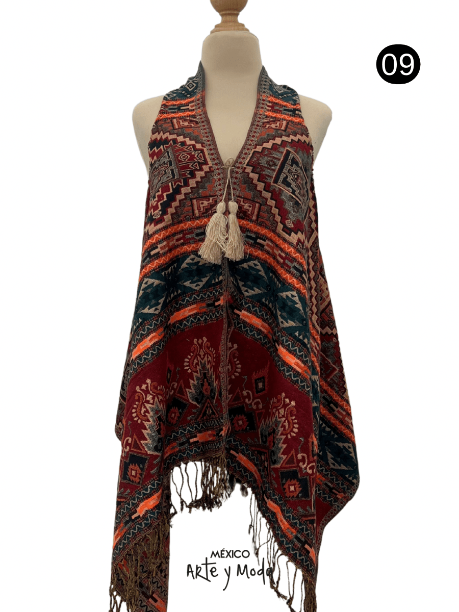 Chaleco Grecas - MÉXICO ARTE Y MODA - Chaleco
