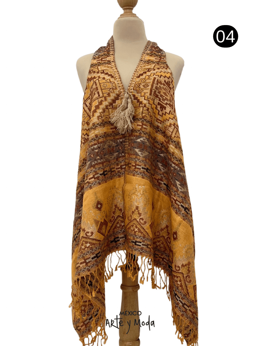 Chaleco Grecas - MÉXICO ARTE Y MODA - Chaleco