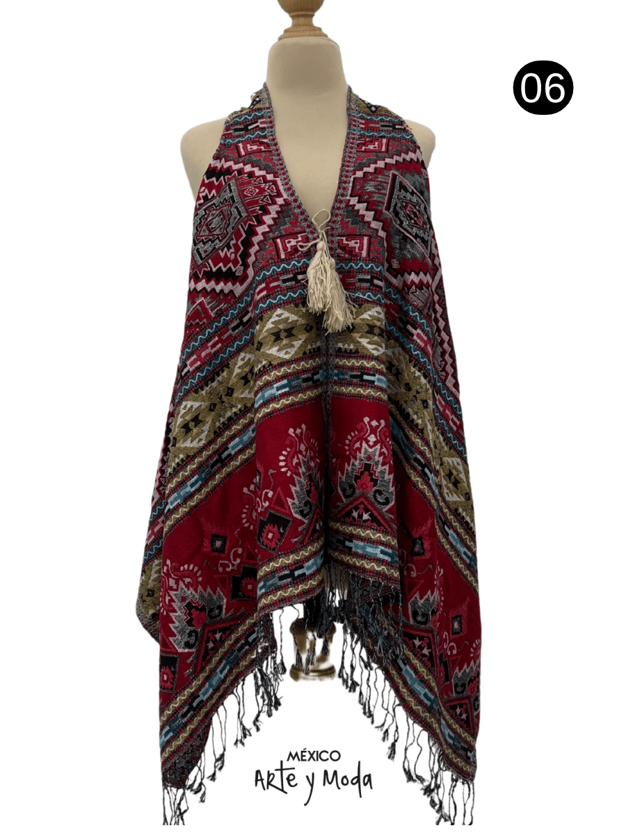 Chaleco Grecas - MÉXICO ARTE Y MODA - Chaleco