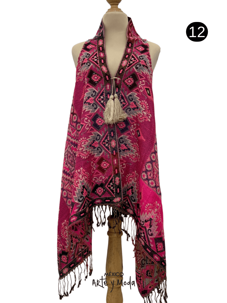 Chaleco Grecas - MÉXICO ARTE Y MODA - Chaleco