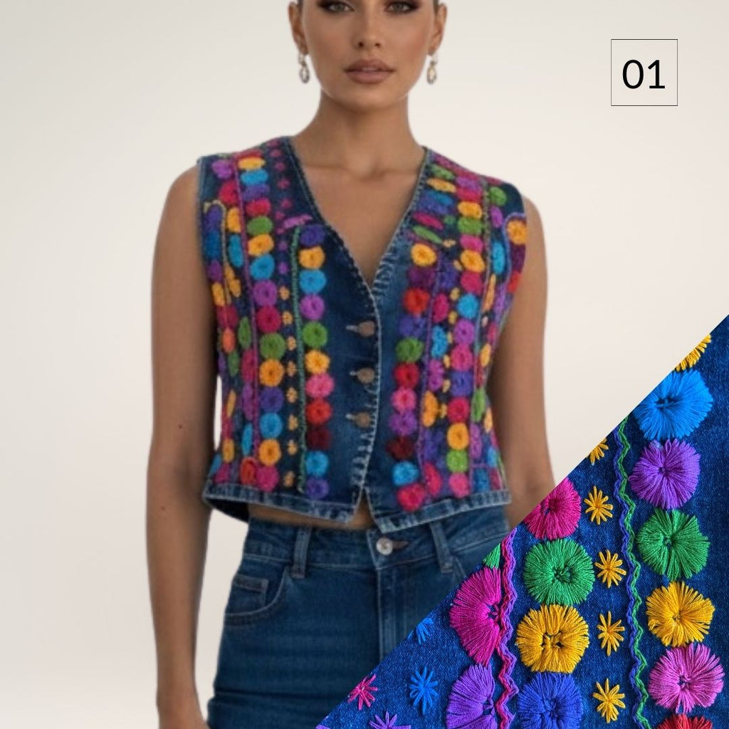 Chaleco Chamulita Denim