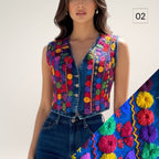 Chaleco Chamulita Denim