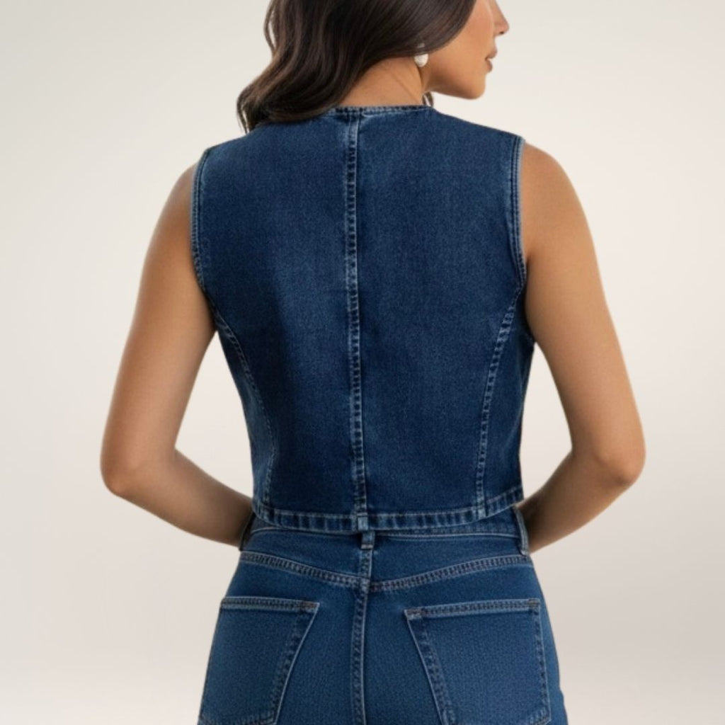Chaleco Chamulita Denim