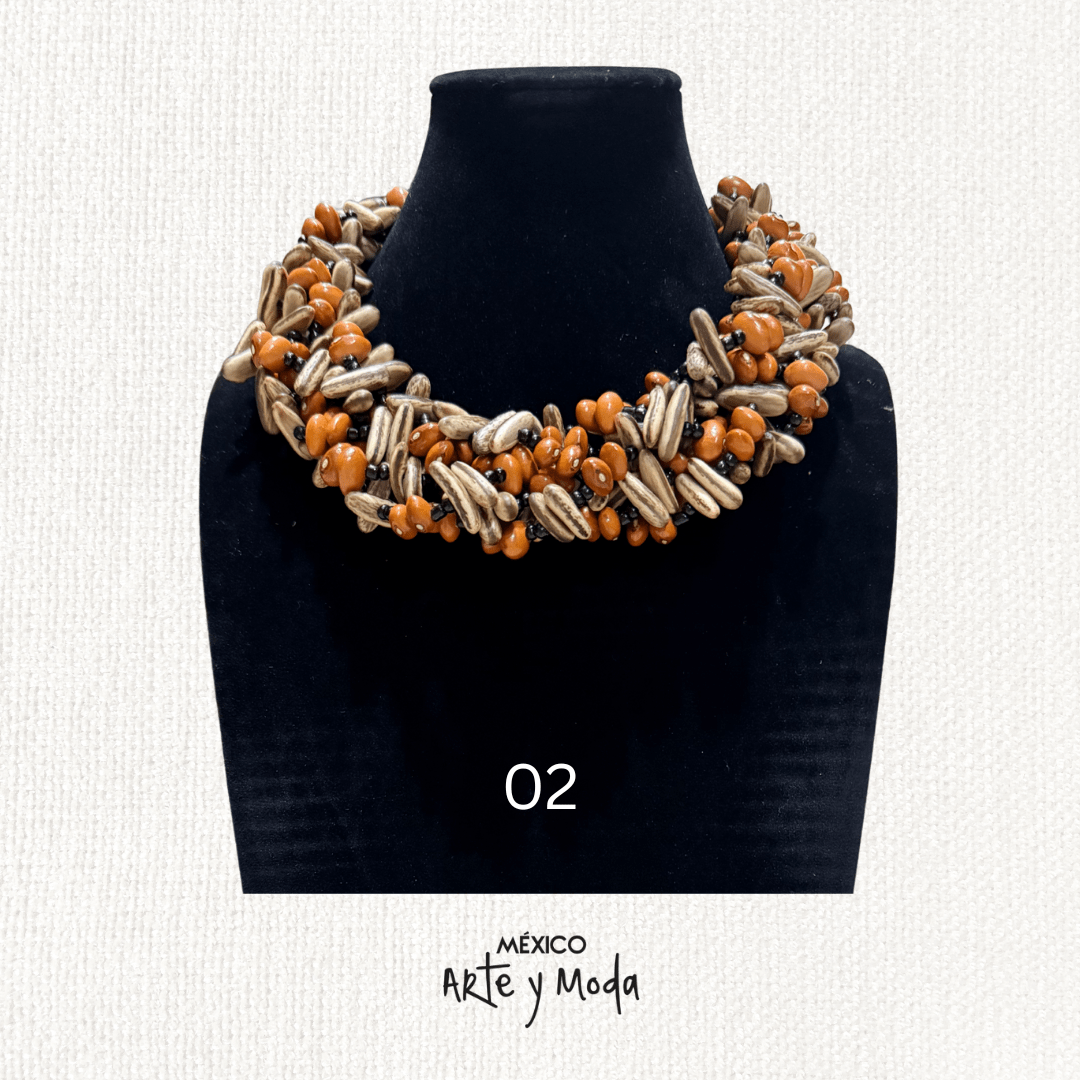 Collar Semillas Naturales - MÉXICO ARTE Y MODA - Collar