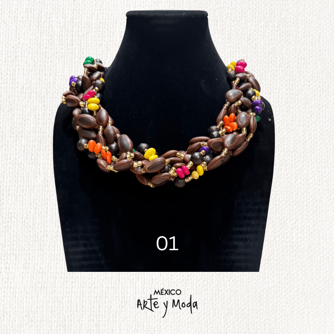 Collar Semillas Naturales - MÉXICO ARTE Y MODA - Collar