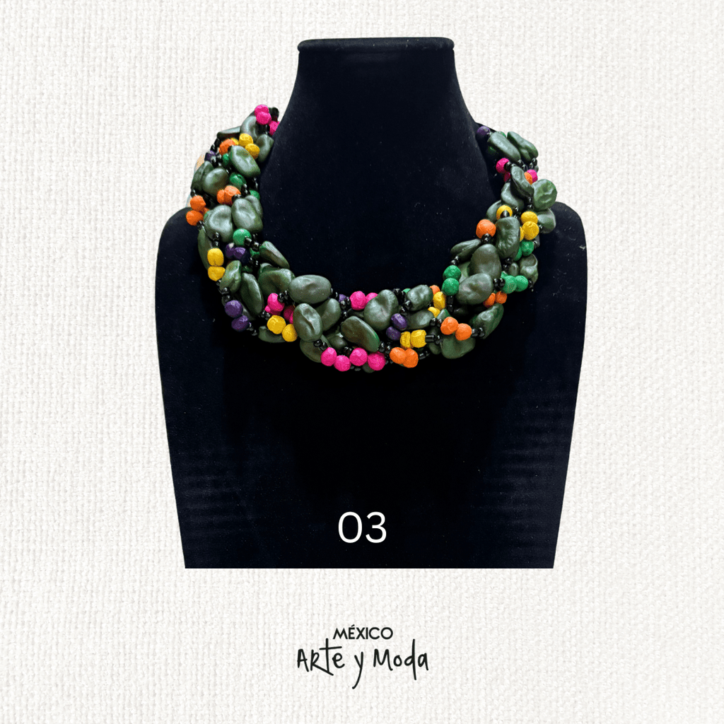 Collar Semillas Naturales - MÉXICO ARTE Y MODA - Collar