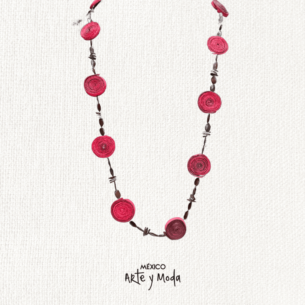 Collar Serpentina de Naranja - MÉXICO ARTE Y MODA - Collar
