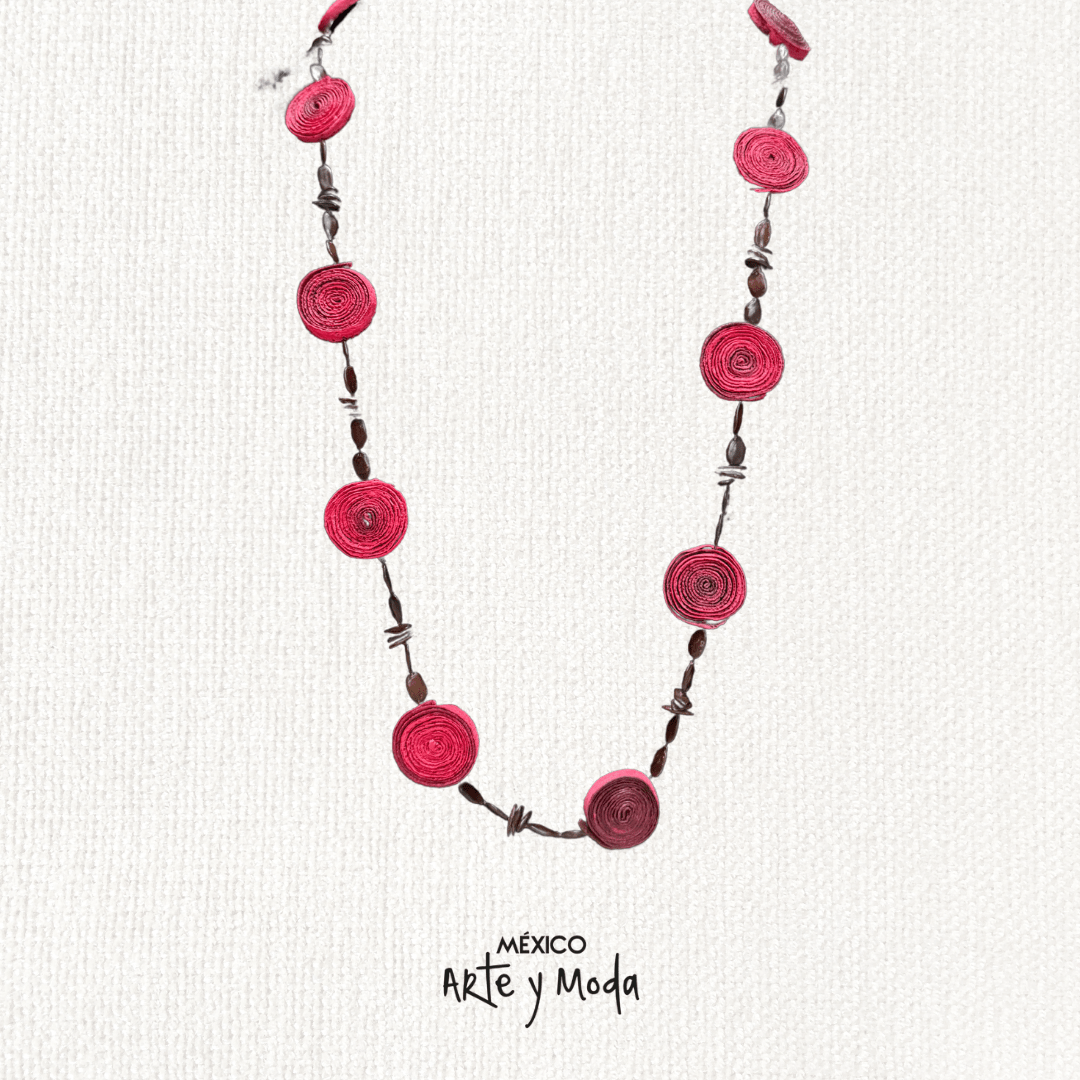 Collar Serpentina de Naranja - MÉXICO ARTE Y MODA - Collar