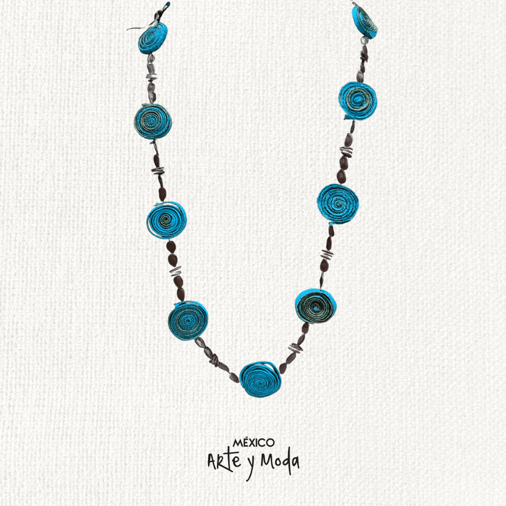 Collar Serpentina de Naranja - MÉXICO ARTE Y MODA - Collar